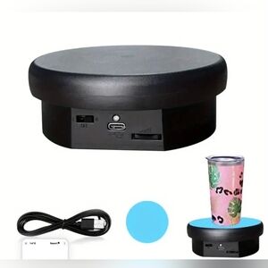 This electric motorized rotating display stand is perfect for showcasing